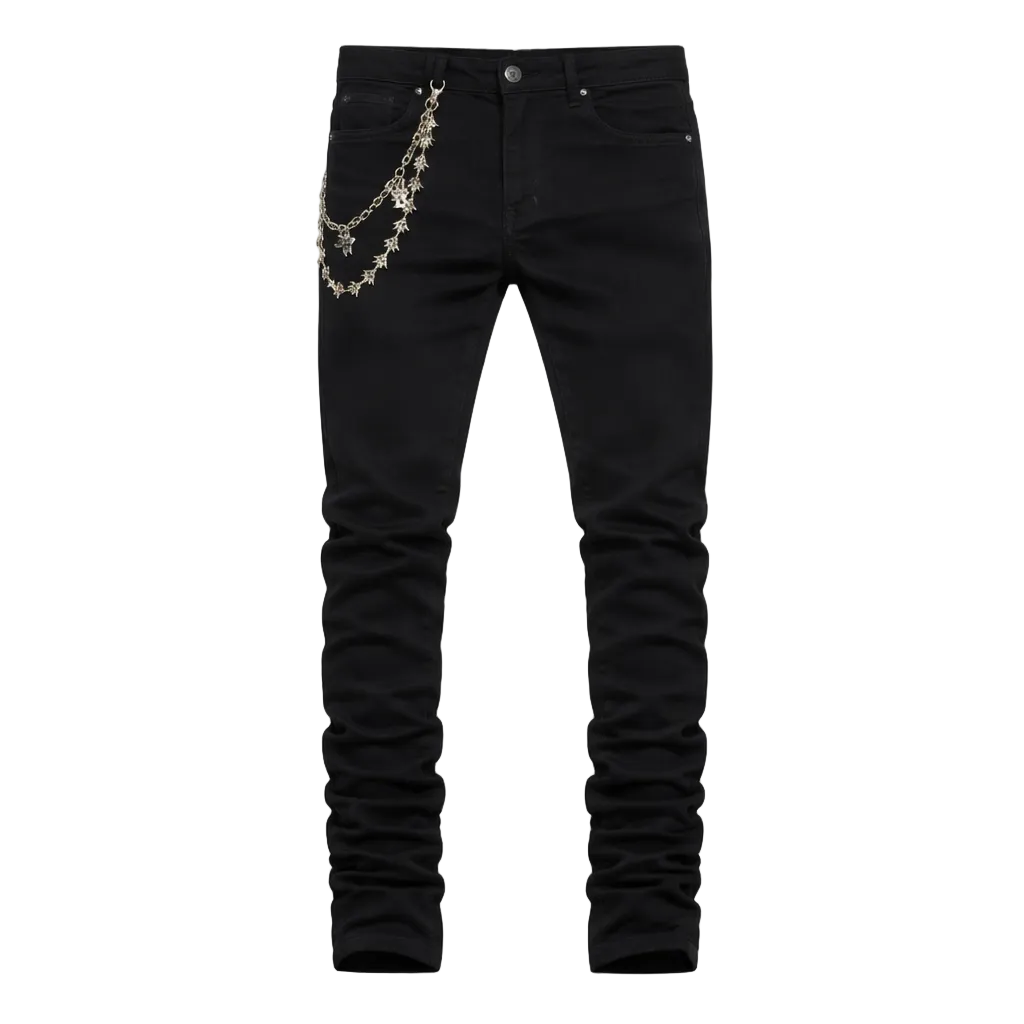 MELEE| NOCTIS SKINNY JEANS JET BLACK