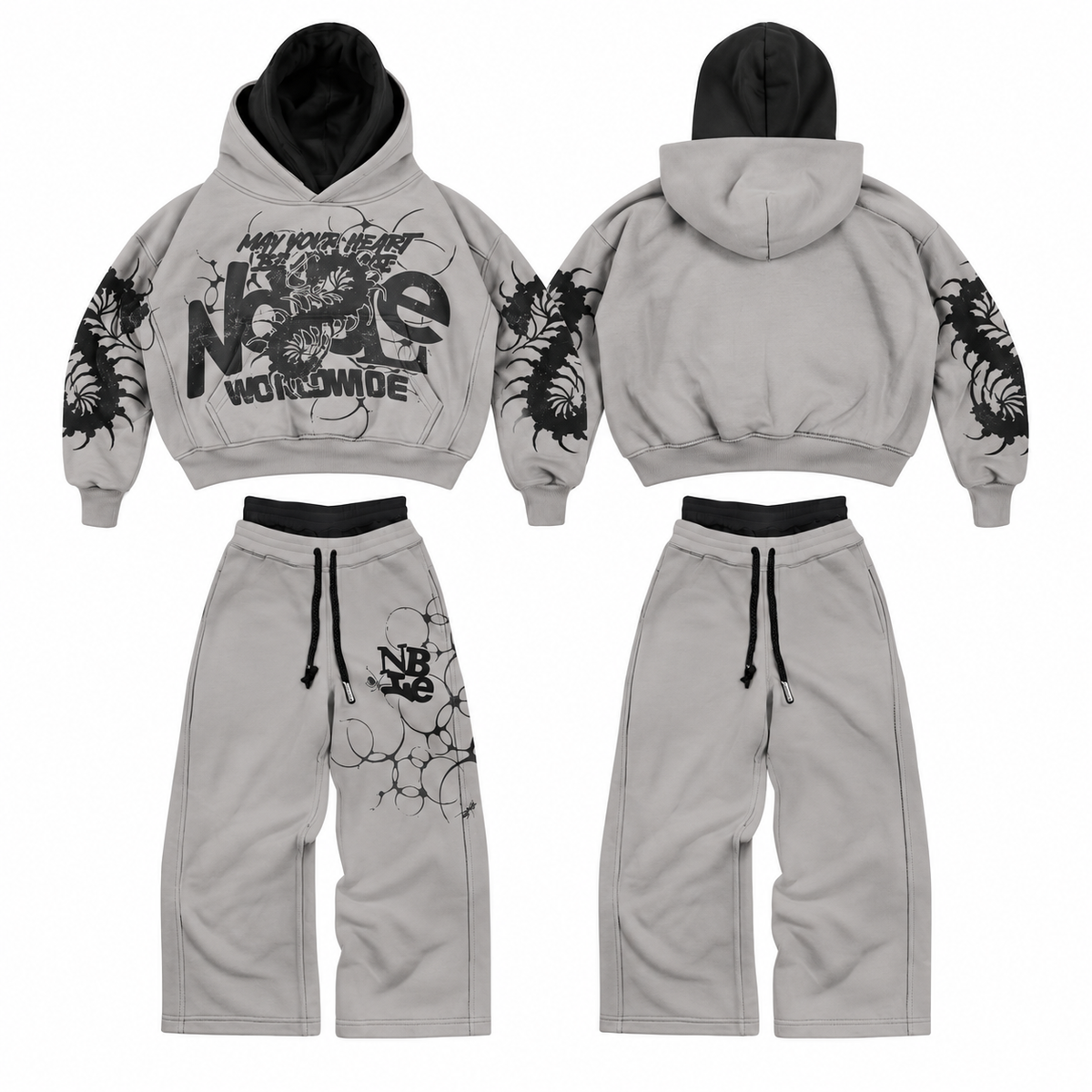 UNDERWORLD DOUBLE LAYER KIDS SET - GREY