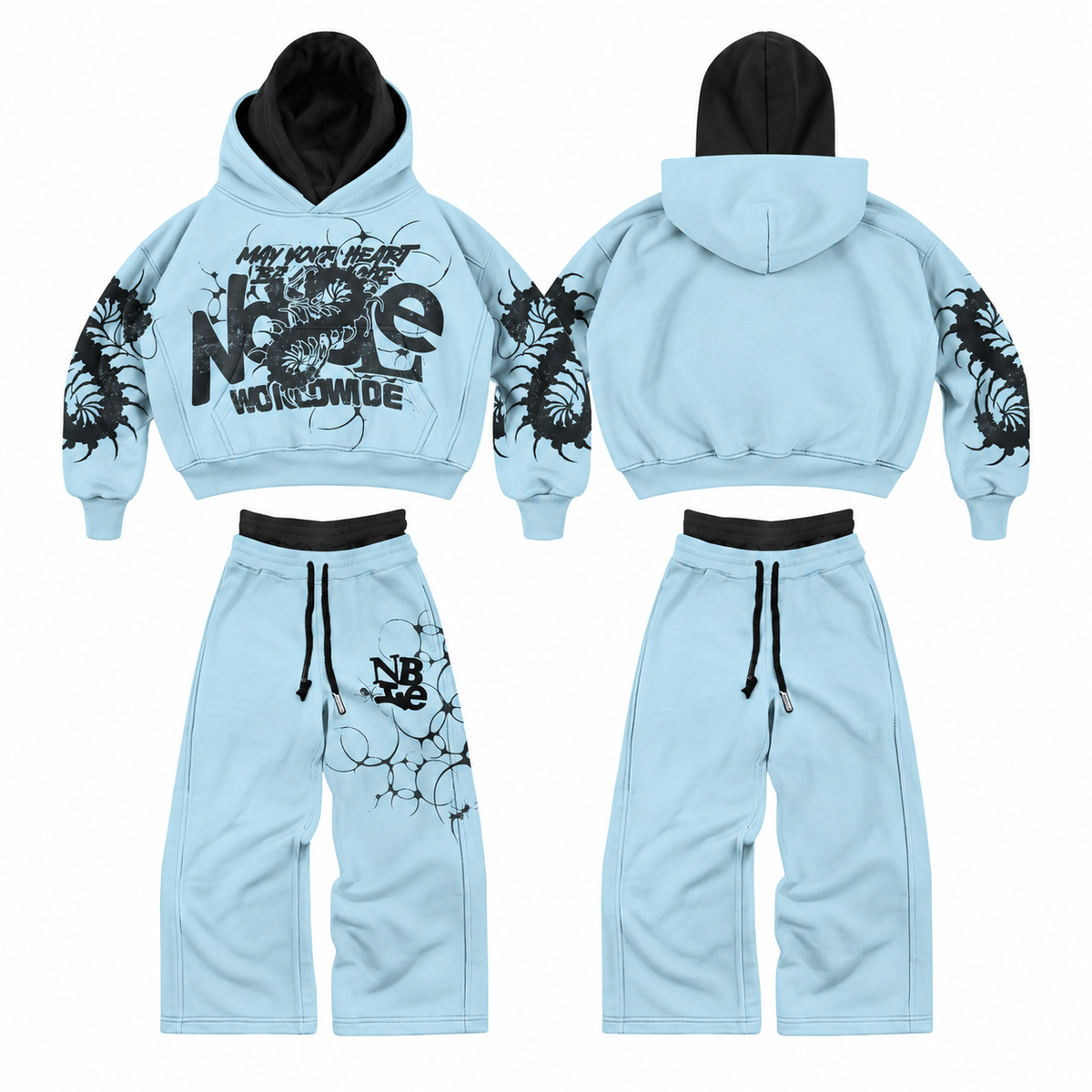 UNDERWORLD DOUBLE LAYER KIDS SET - SKY BLUE