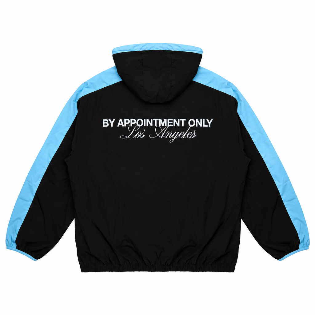 PALMER WINDBREAKER - BLACK/BLUE
