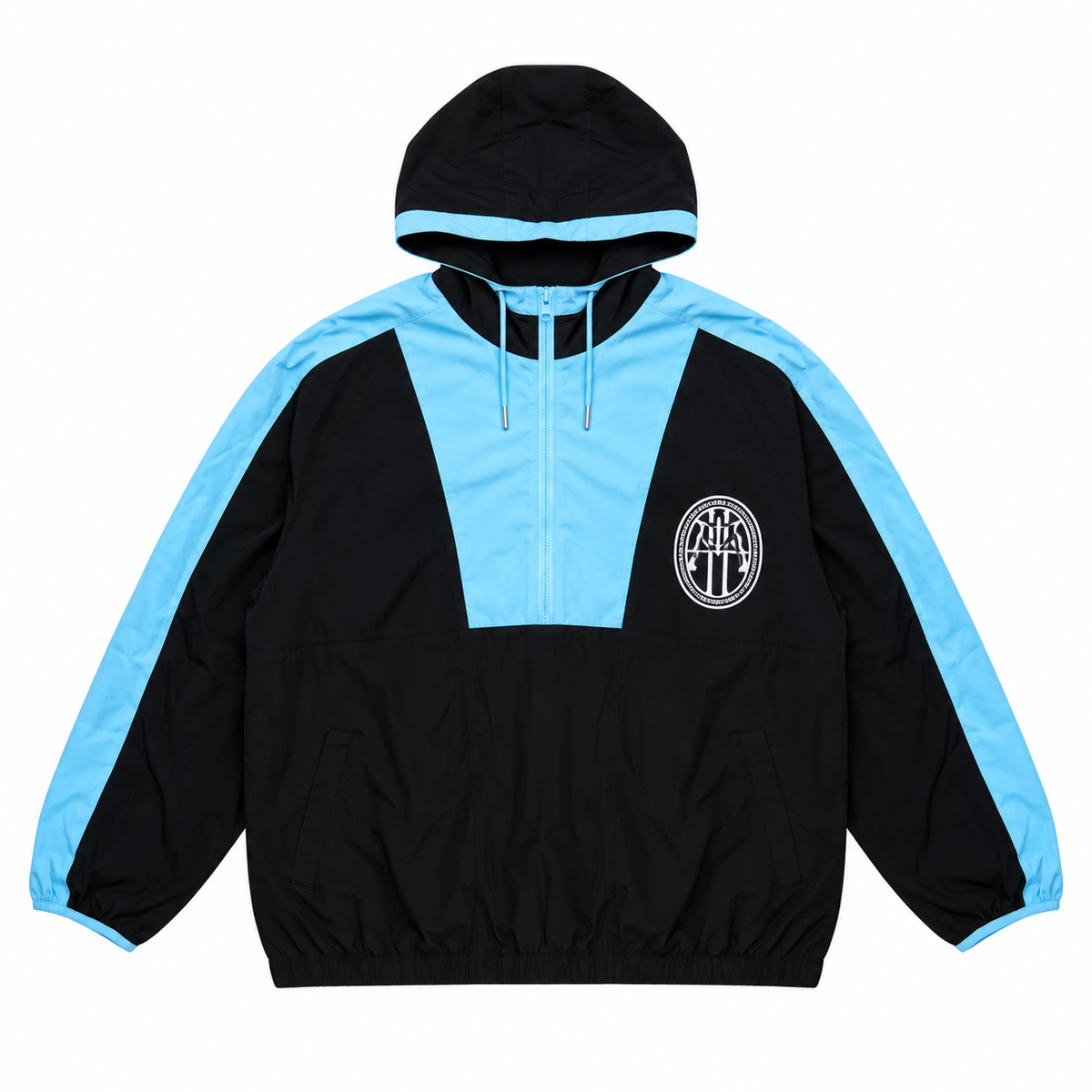 PALMER WINDBREAKER - BLACK/BLUE