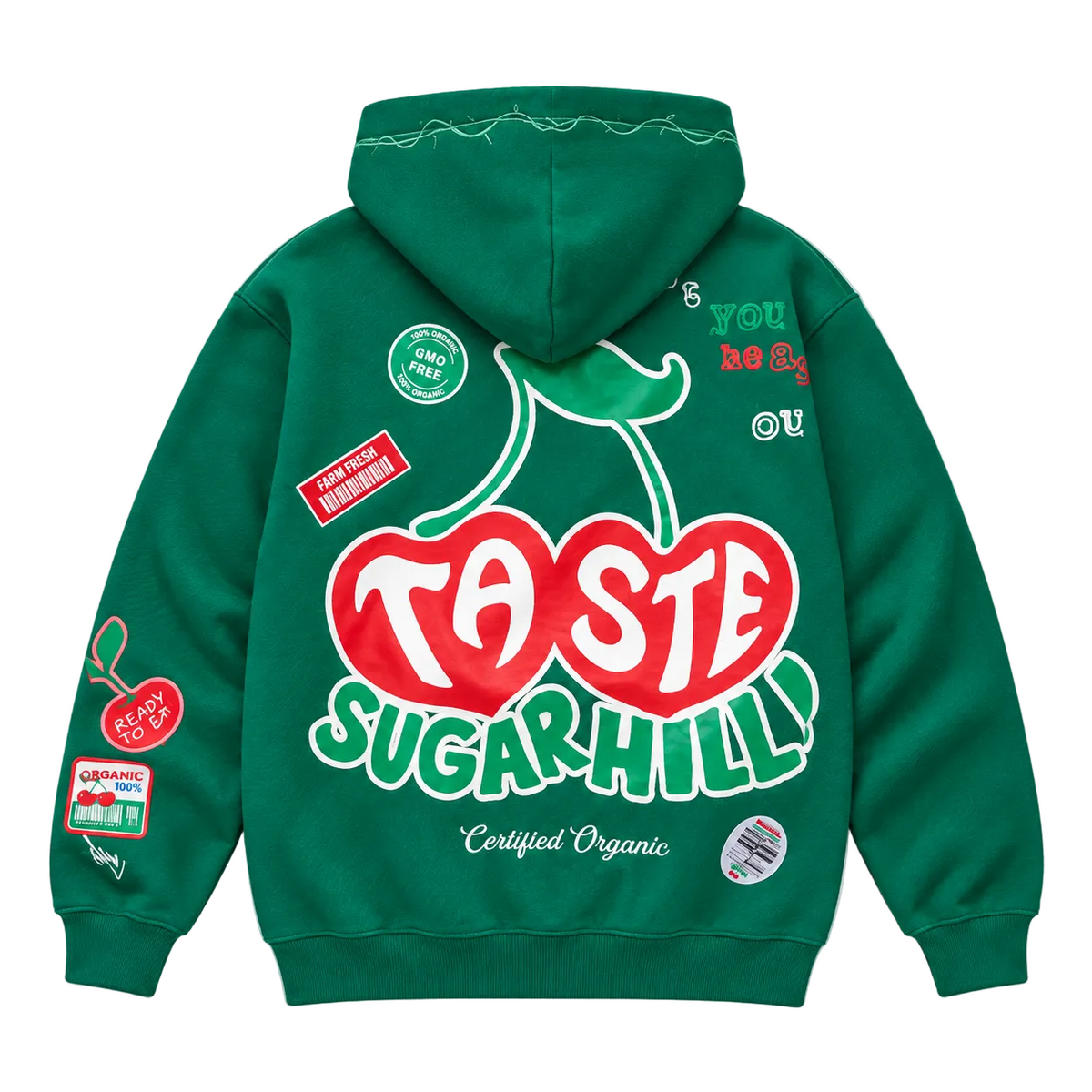 CHERRY HOODIE - GREEN