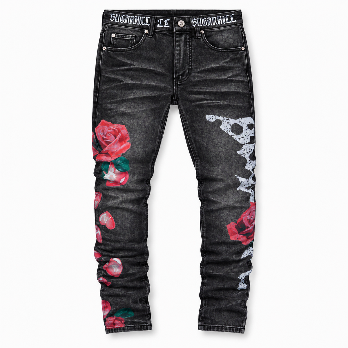 LOVERBOY SKINNY JEANS - BLACK WASH