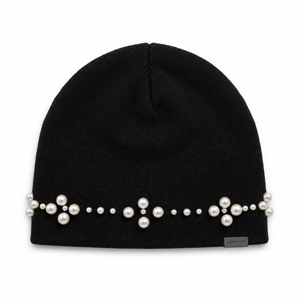 PEARL SKULLY BLACK