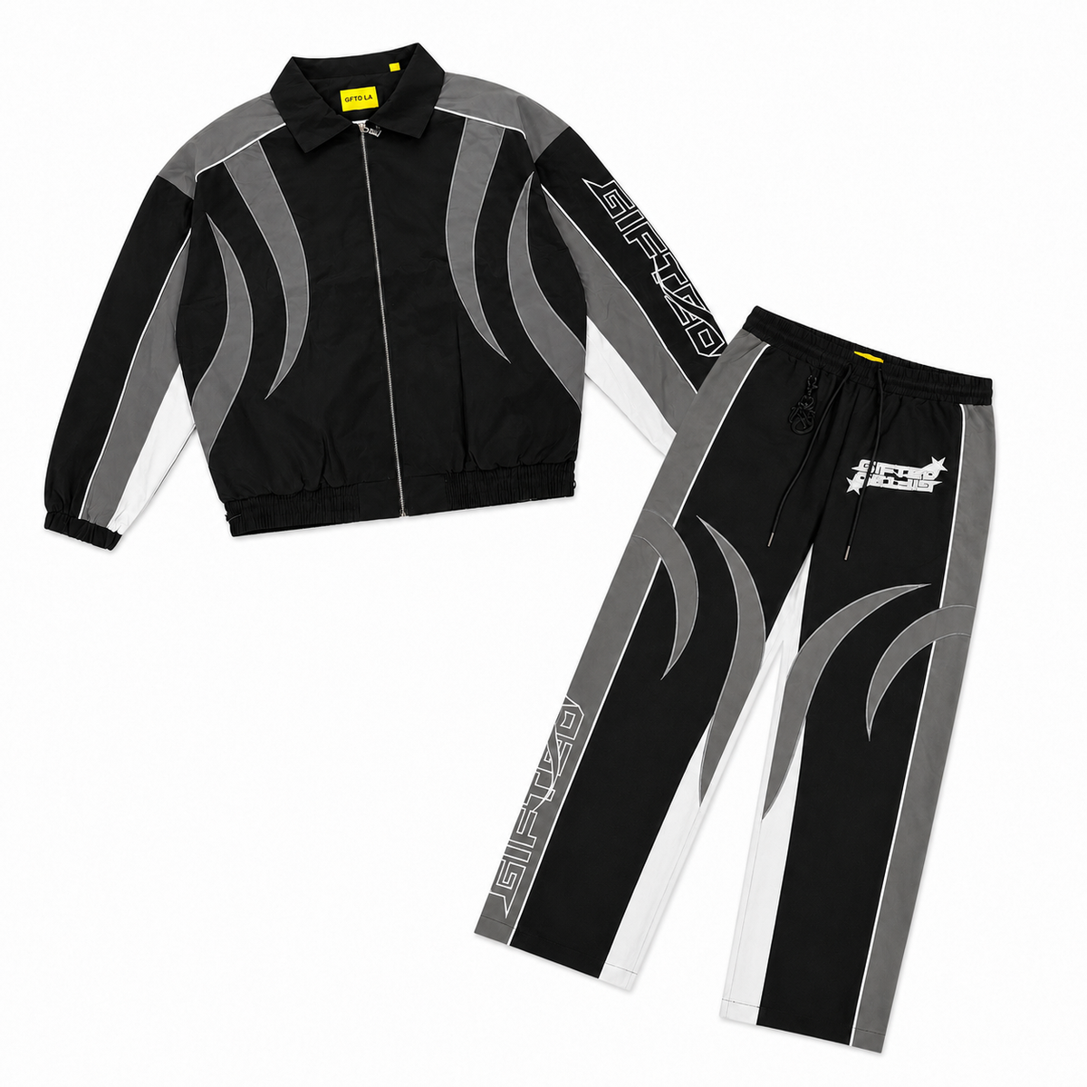 PILOT JACKET & PANT SET — BLACK