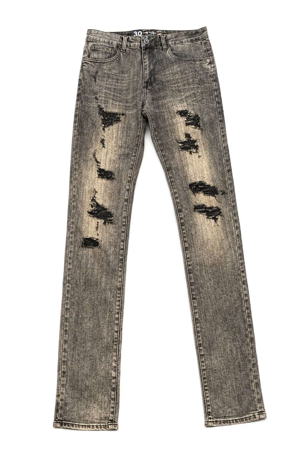 WAIMEA| SLIM FIT BLACK WASH JEANS