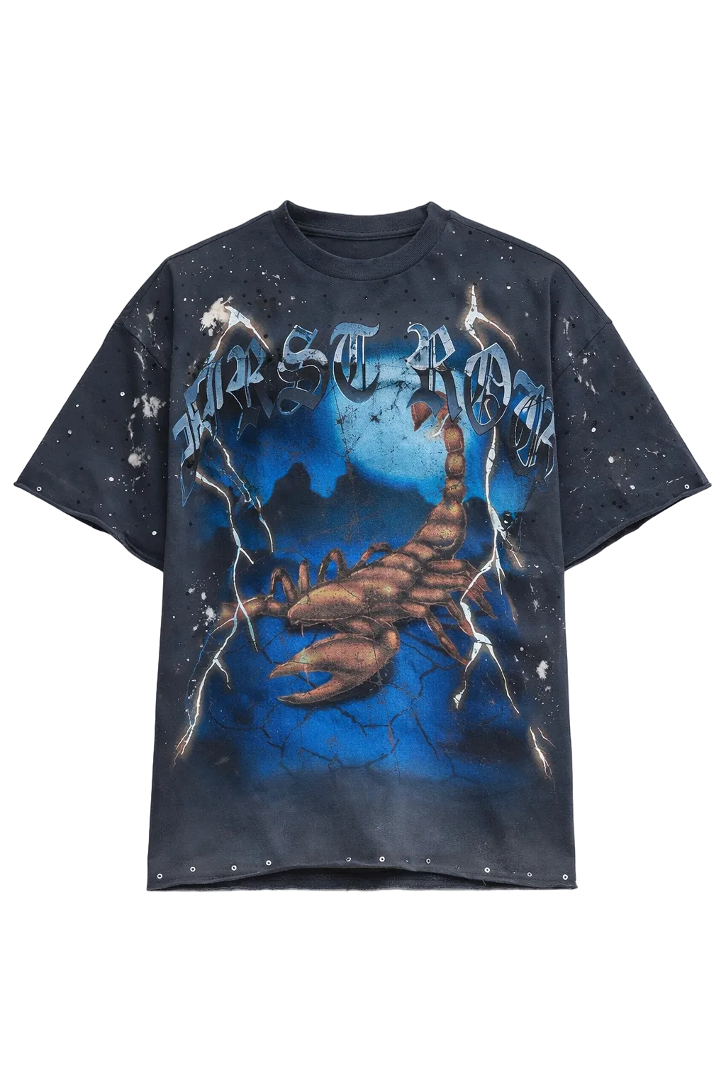 FIRST ROW| BE FIERCE THUNDER SCORPION CROPPED TEE