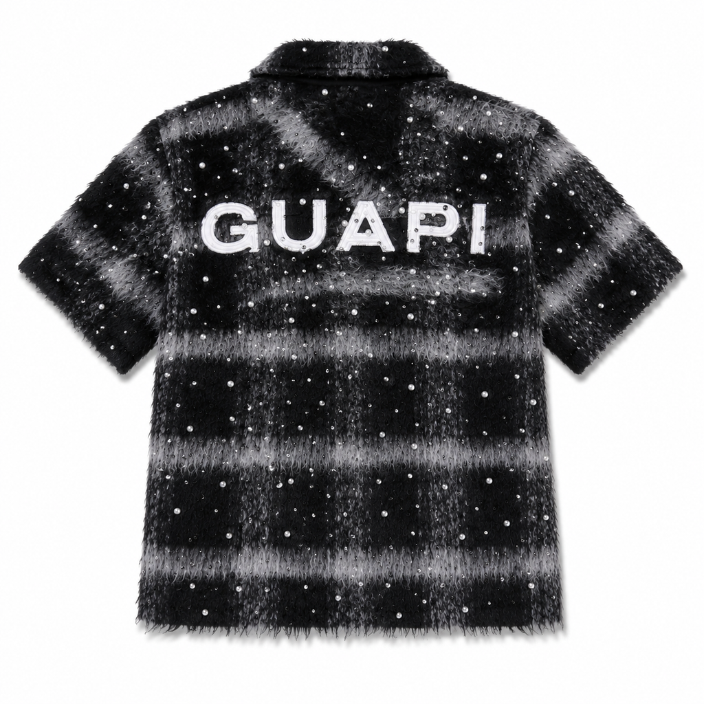 GUAPI| KIDS BLACK RIVET FURY SHIRT