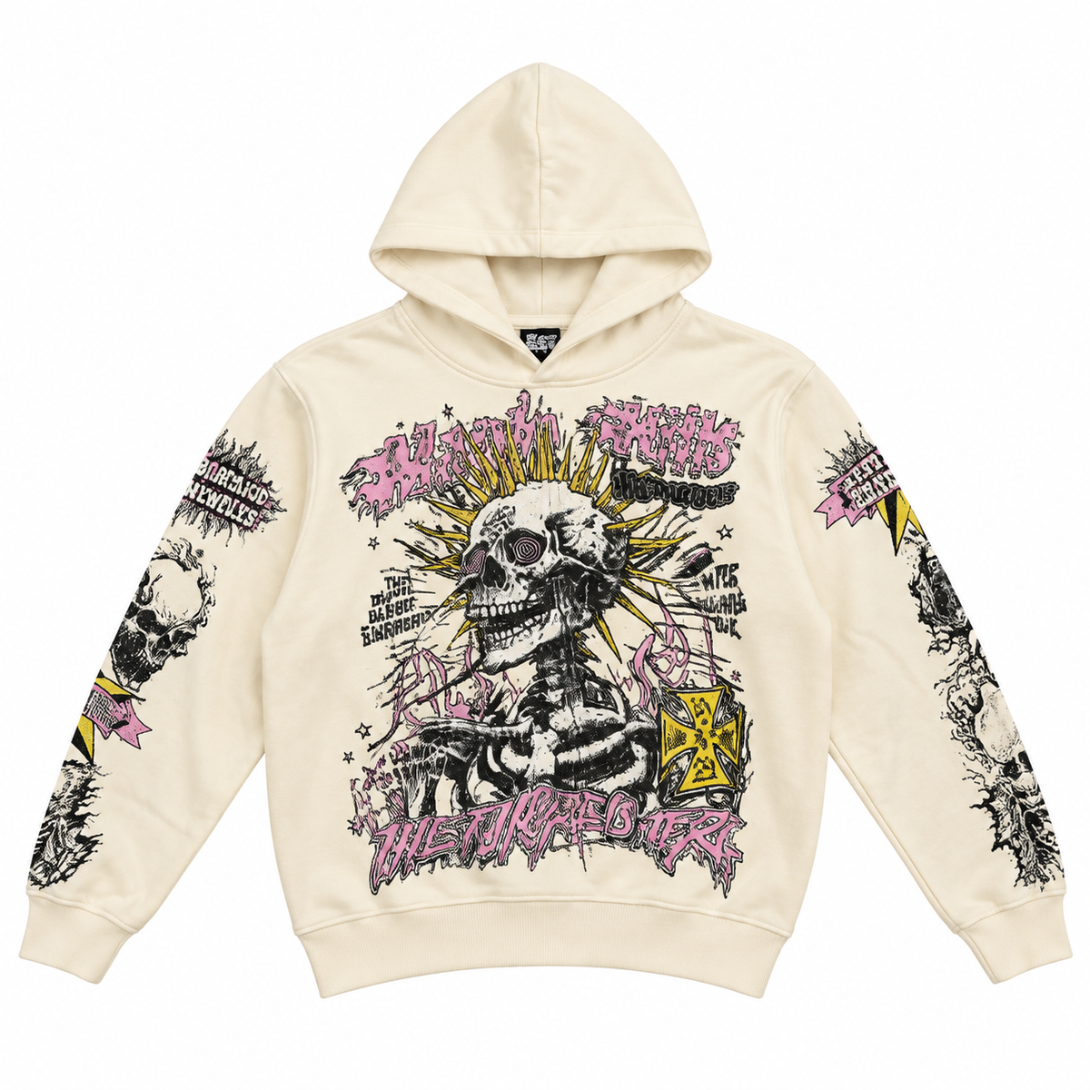 SPACE STUDIOS SKULL SPIKES SWEATSHIRT