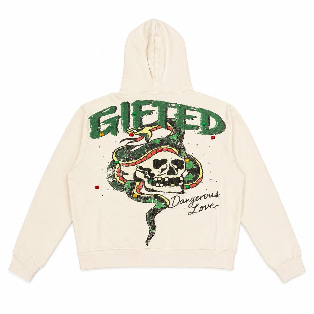 DANGEROUS LOVE HOODIE CREAM