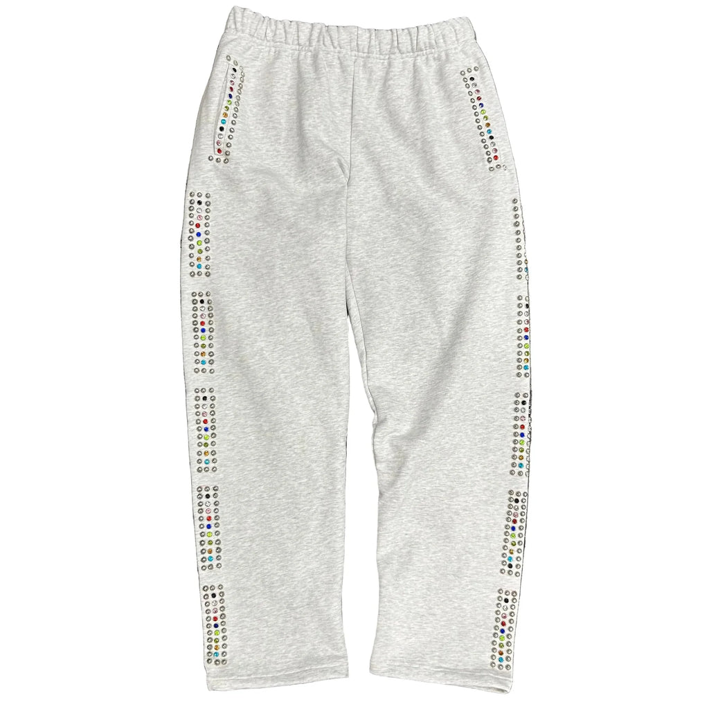 HYPEBOYS| DIAMOND STUDDED SWEATPANTS