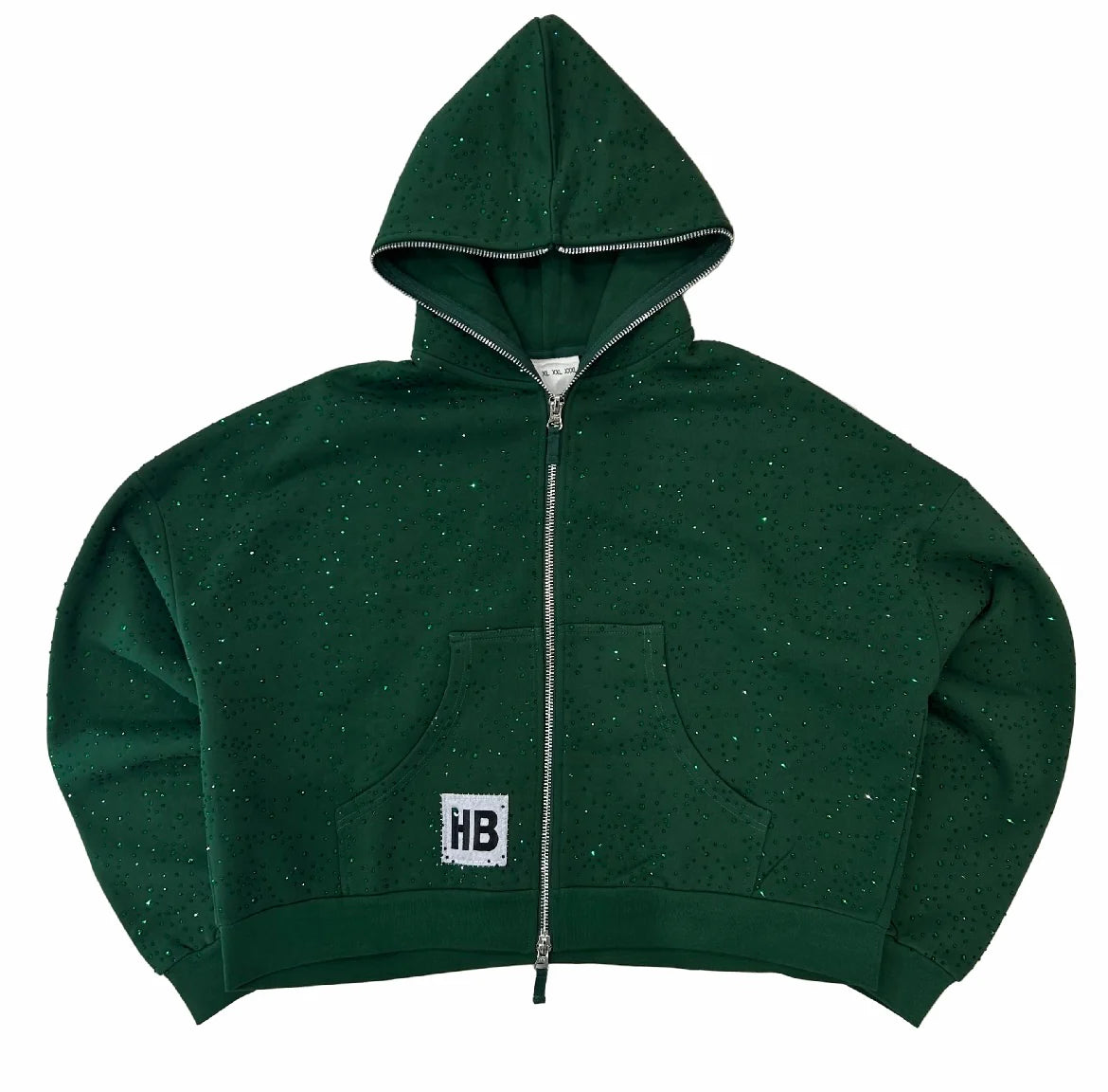 HYPEBOYS| GREEN BLING HOODIE