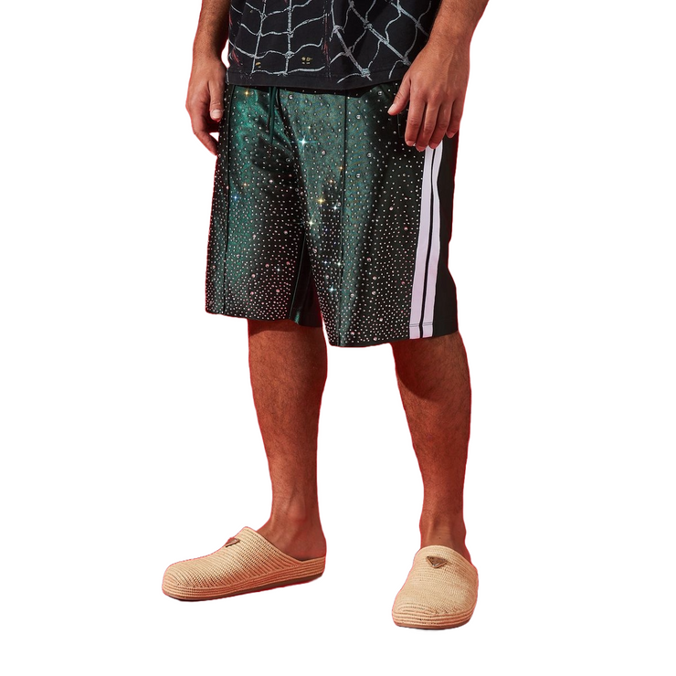 DUAA| FOCUS GREEN STONE TRACK SHORT