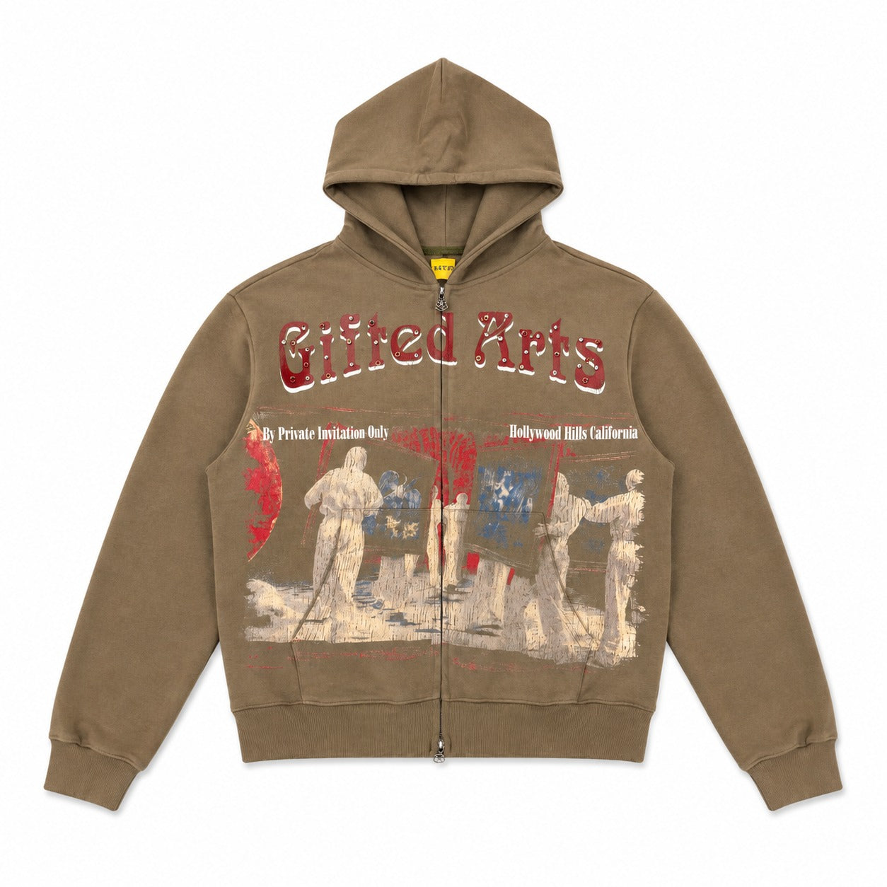 GIFTED ARTS HOODIE MINK
