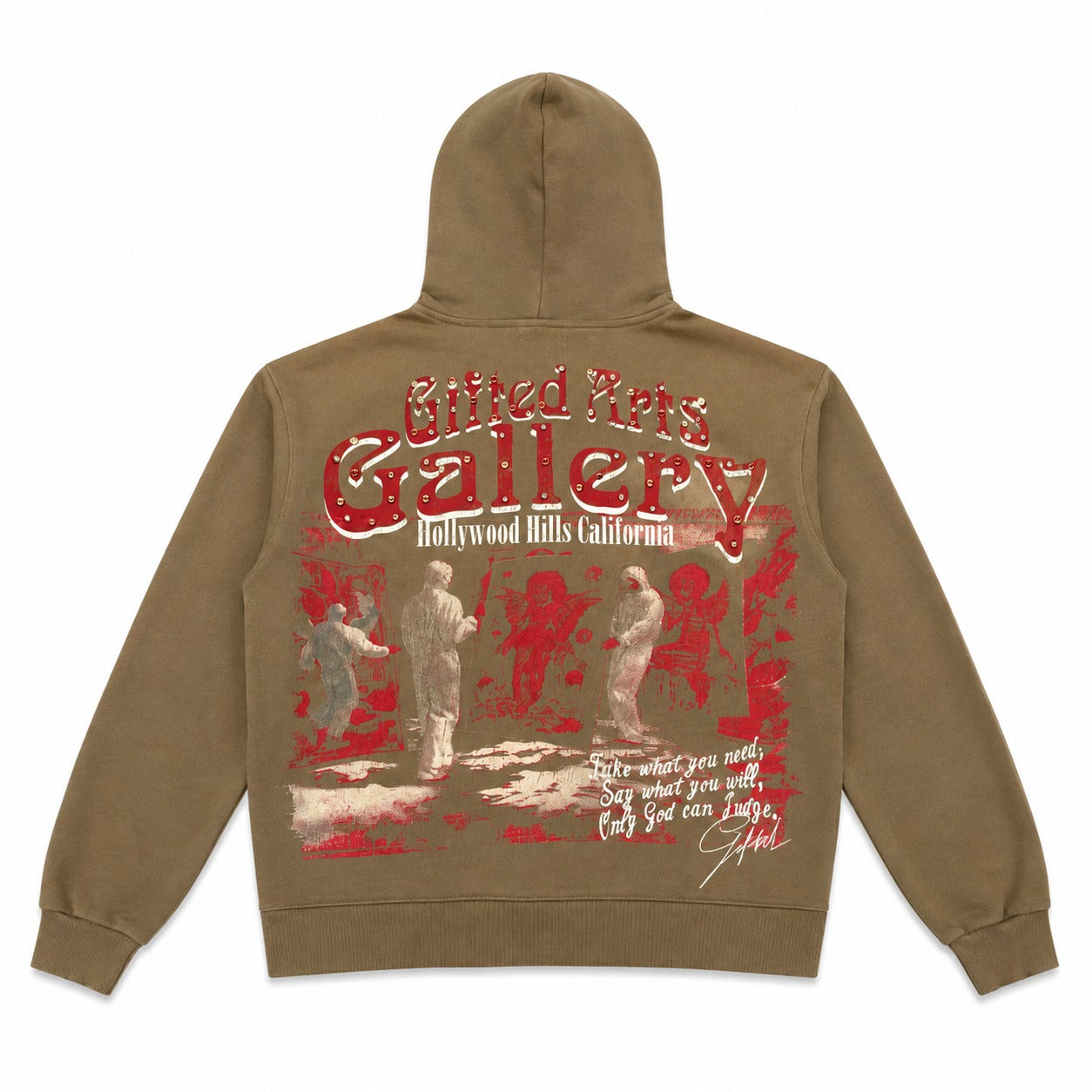 GIFTED ARTS HOODIE MINK