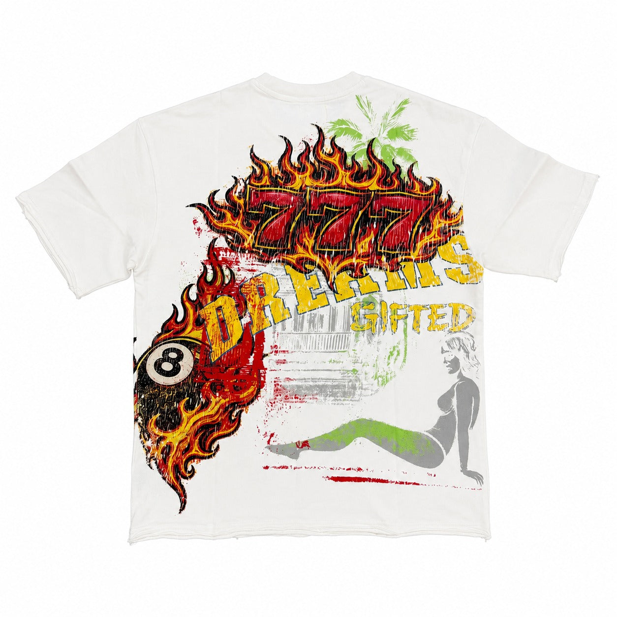 GIFTED DREAMS FRENCH TERRY TEE WHITE