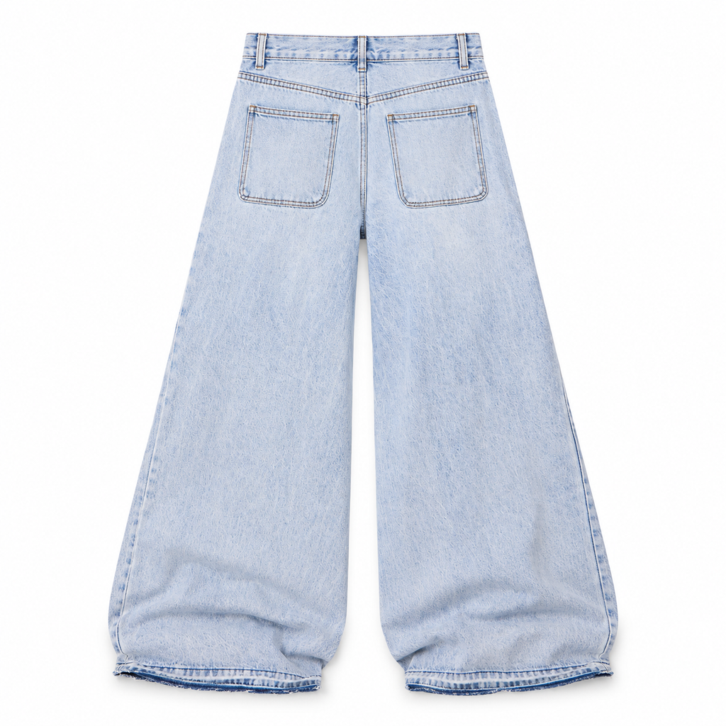 BAGGY RAVE DENIM - LIGHT BLUE