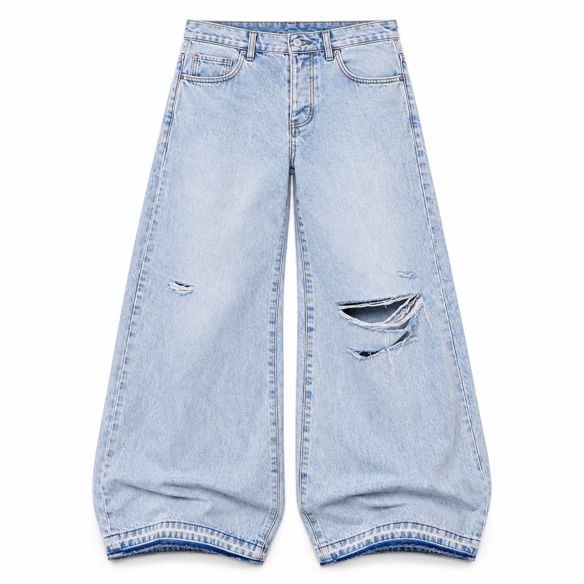 BAGGY RAVE DENIM - LIGHT BLUE