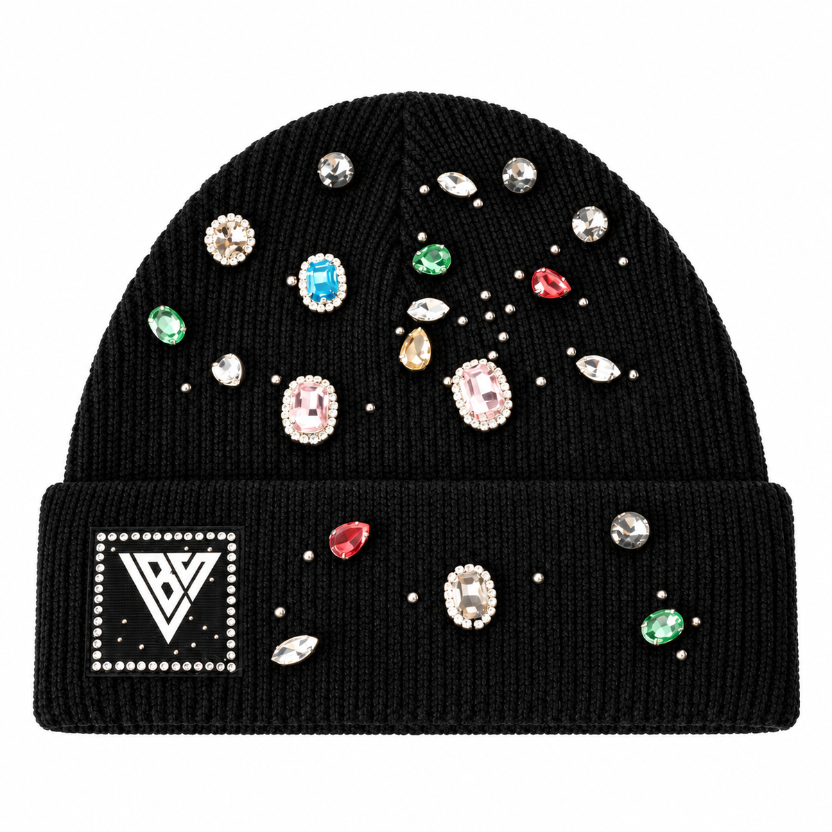 Valabasas Jackpot Beanie Black — front flat lay