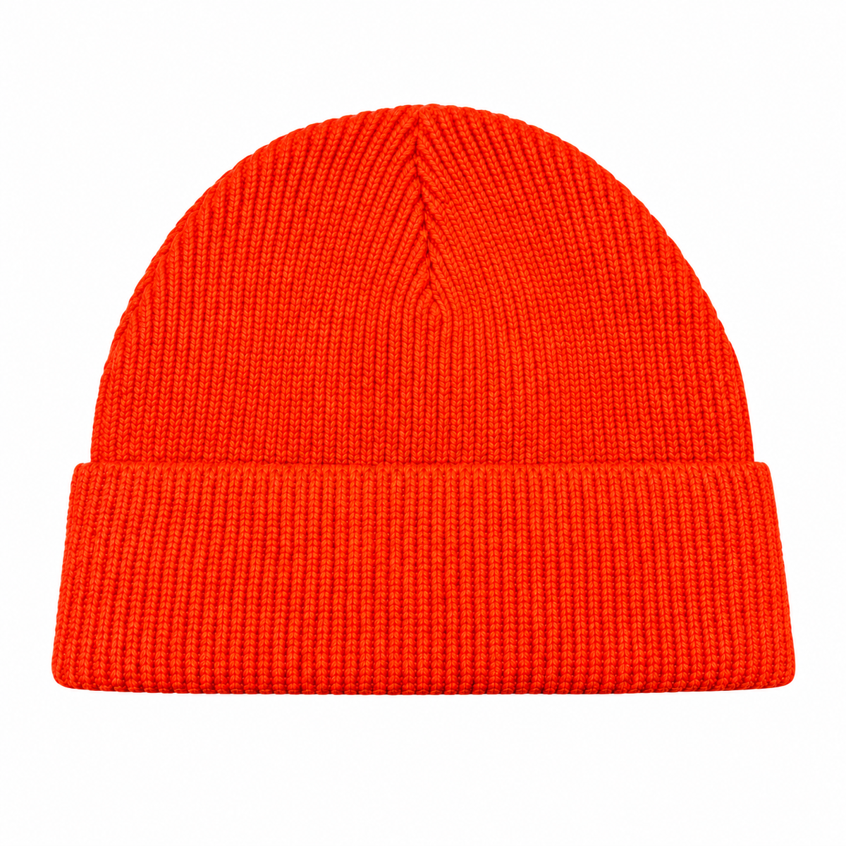 Valabasas Jackpot Beanie Orange — back flat lay