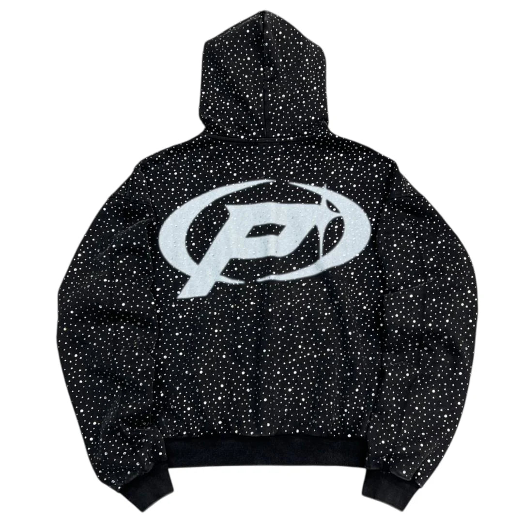 PRESTIGE| DIAMOND HOODIE BLACK