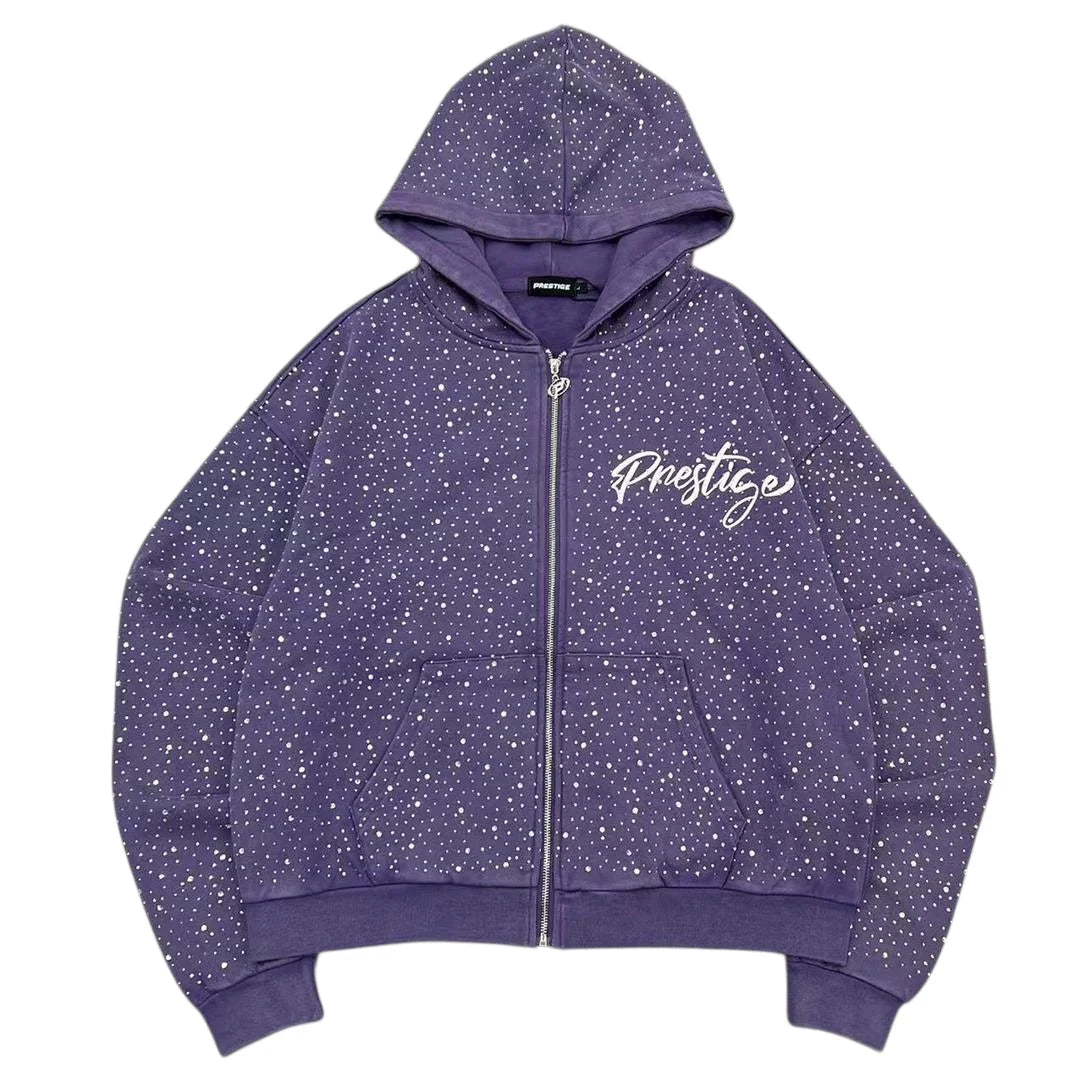 PRESTIGE| DIAMOND HOODIE PURPLE