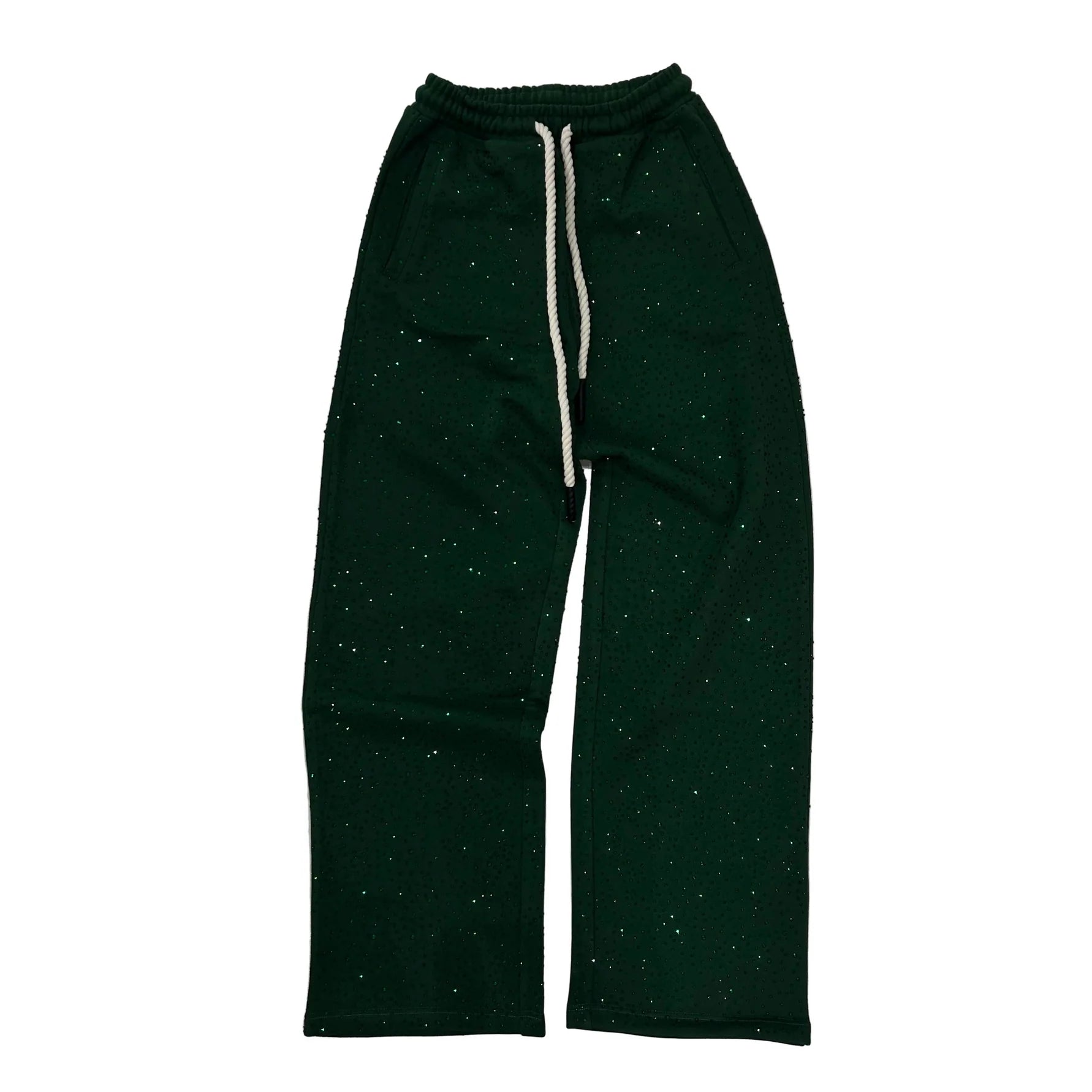 HYPEBOYS| GREEN BLING SWEATPANTS