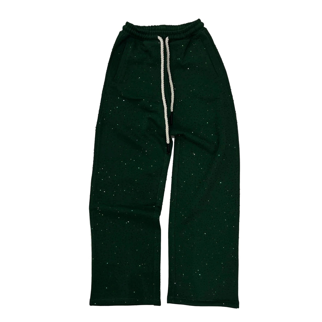 HYPEBOYS| GREEN BLING SWEATPANTS