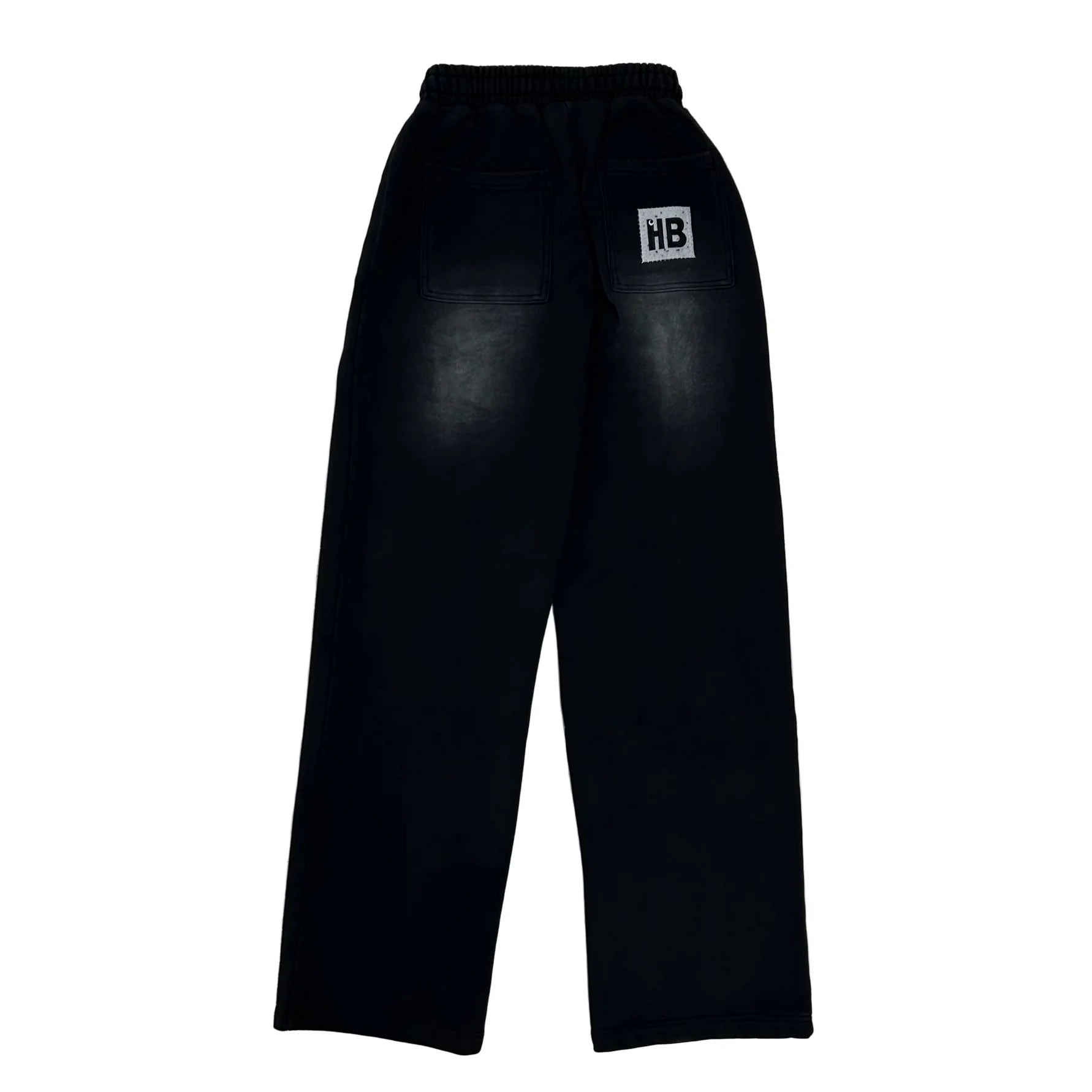 HYPEBOYS| BLACK FADED SWEATPANTS