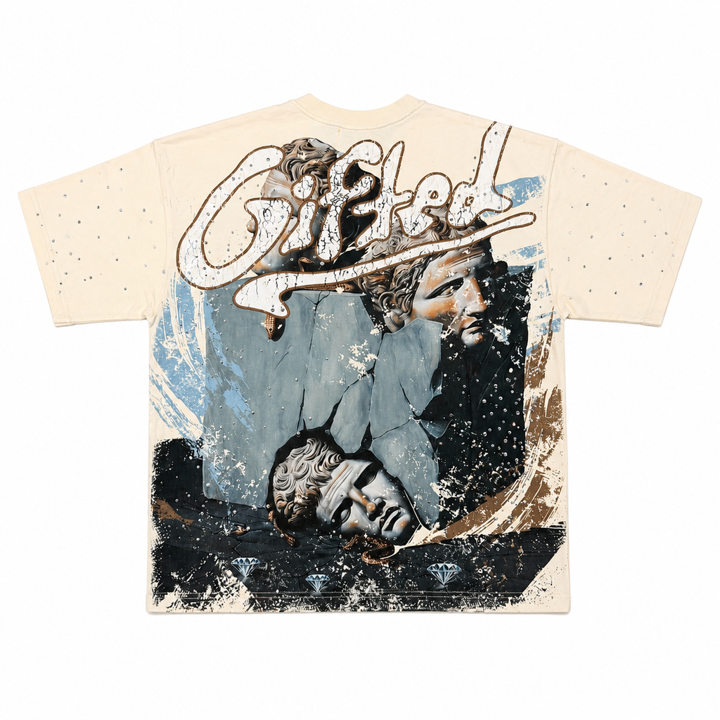 GFTD LA MIRAGE TEE BONE - back flat lay
