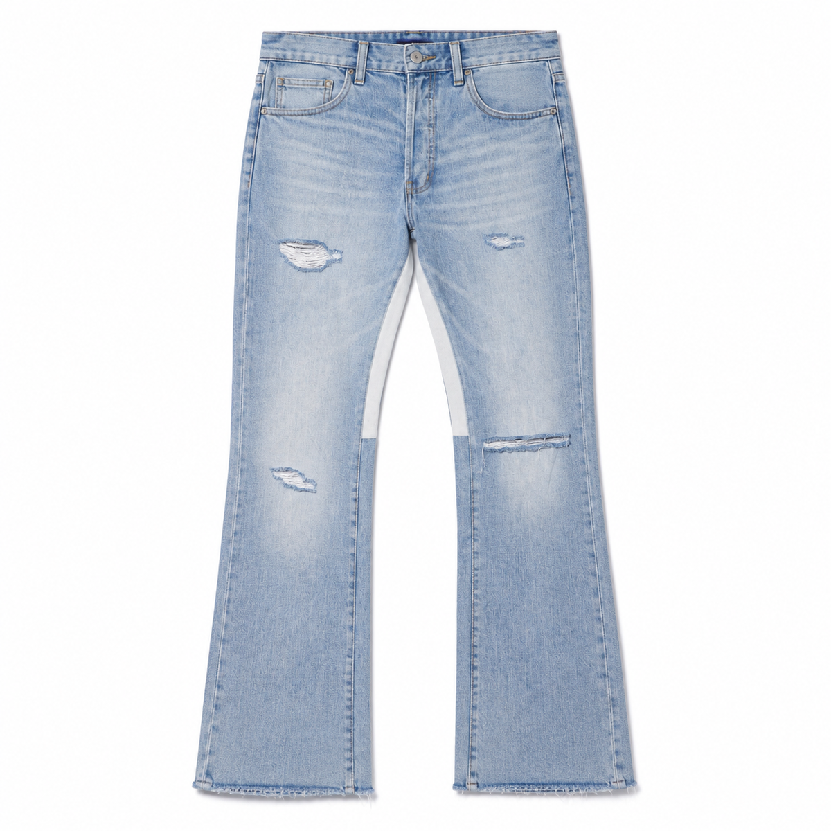 B484 FLARE DENIM LIGHT BLUE