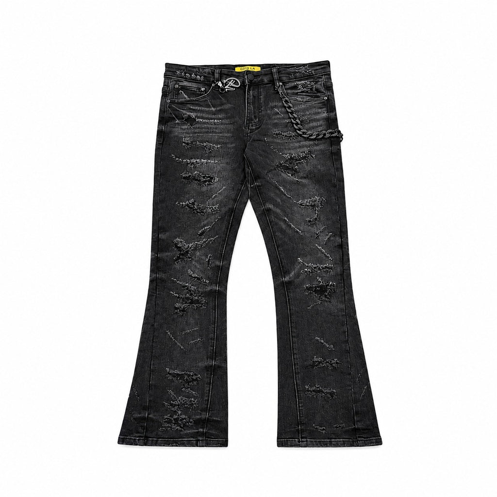 MOSEY JEANS BLACK WASH