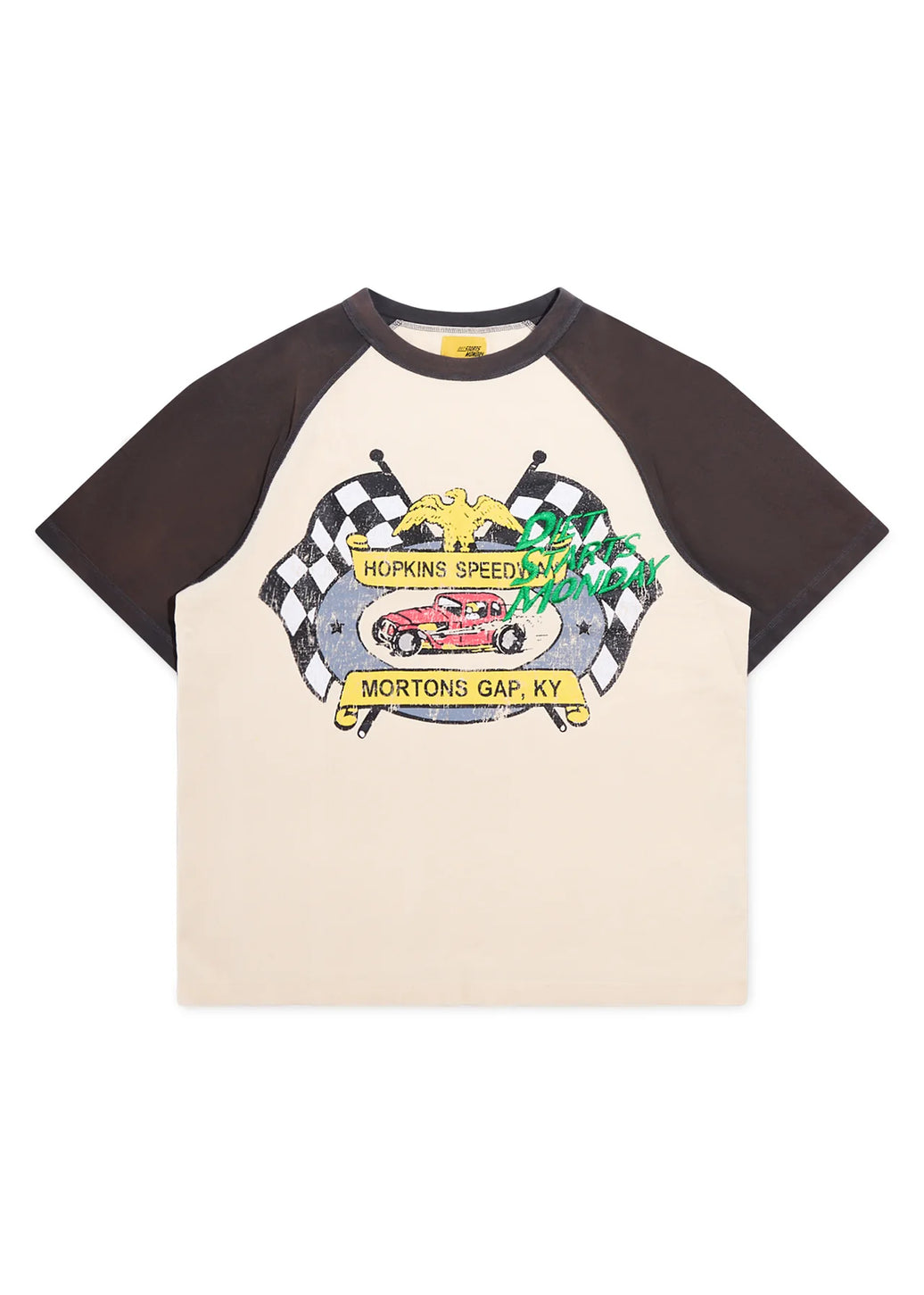 DSM| MORTONS GAP RAGLAN TEE VINTAGE BLACK