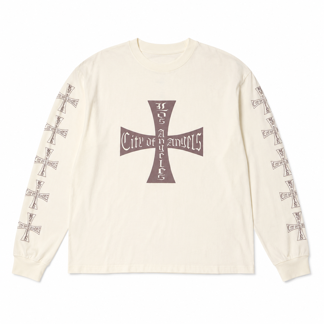 WASHED LA LONG SLEEVE TEE OFF WHITE