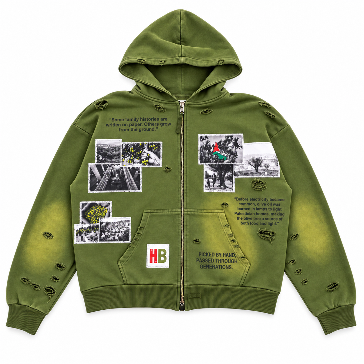 OLIVE SEASON HOODIE