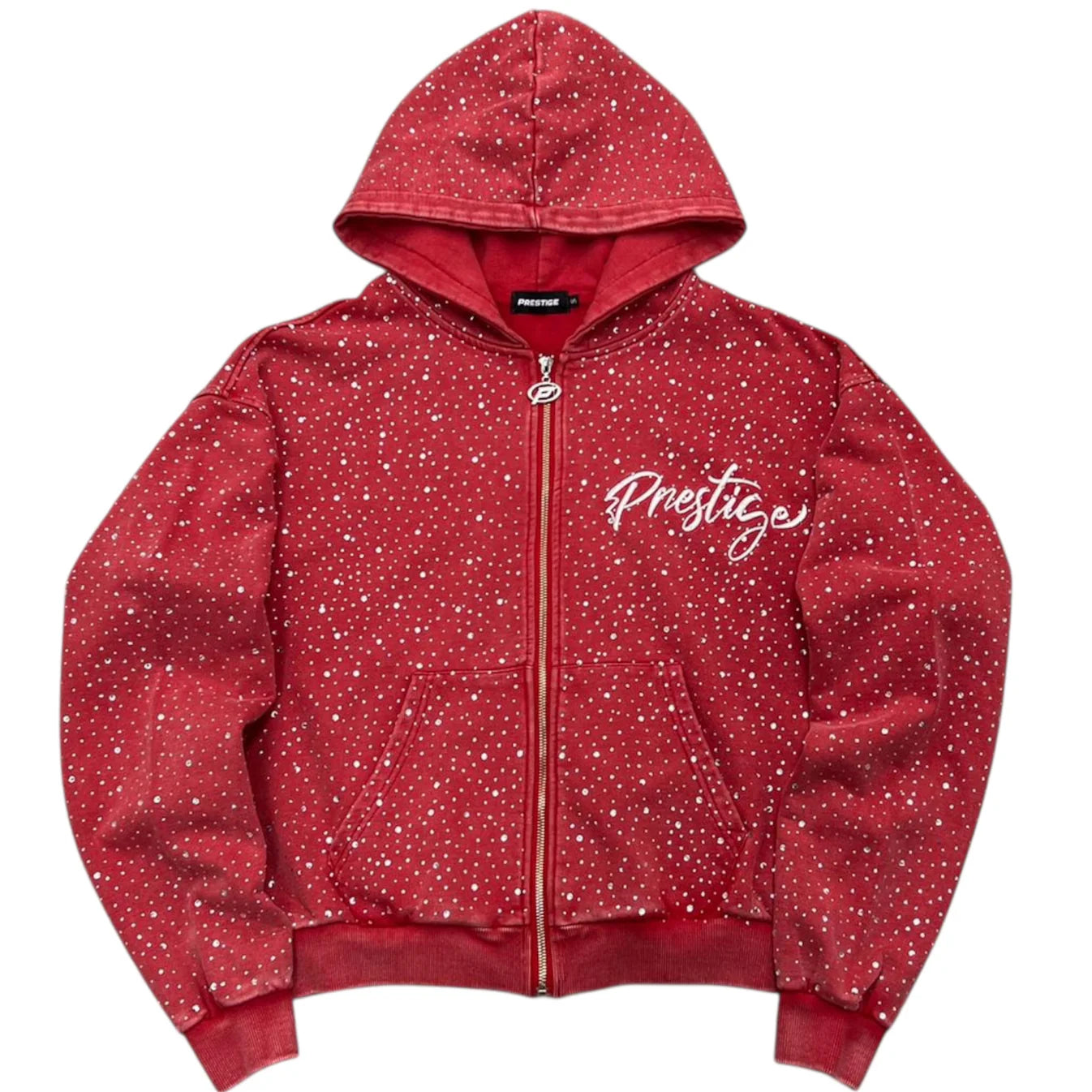 PRESTIGE| DIAMOND HOODIE RED