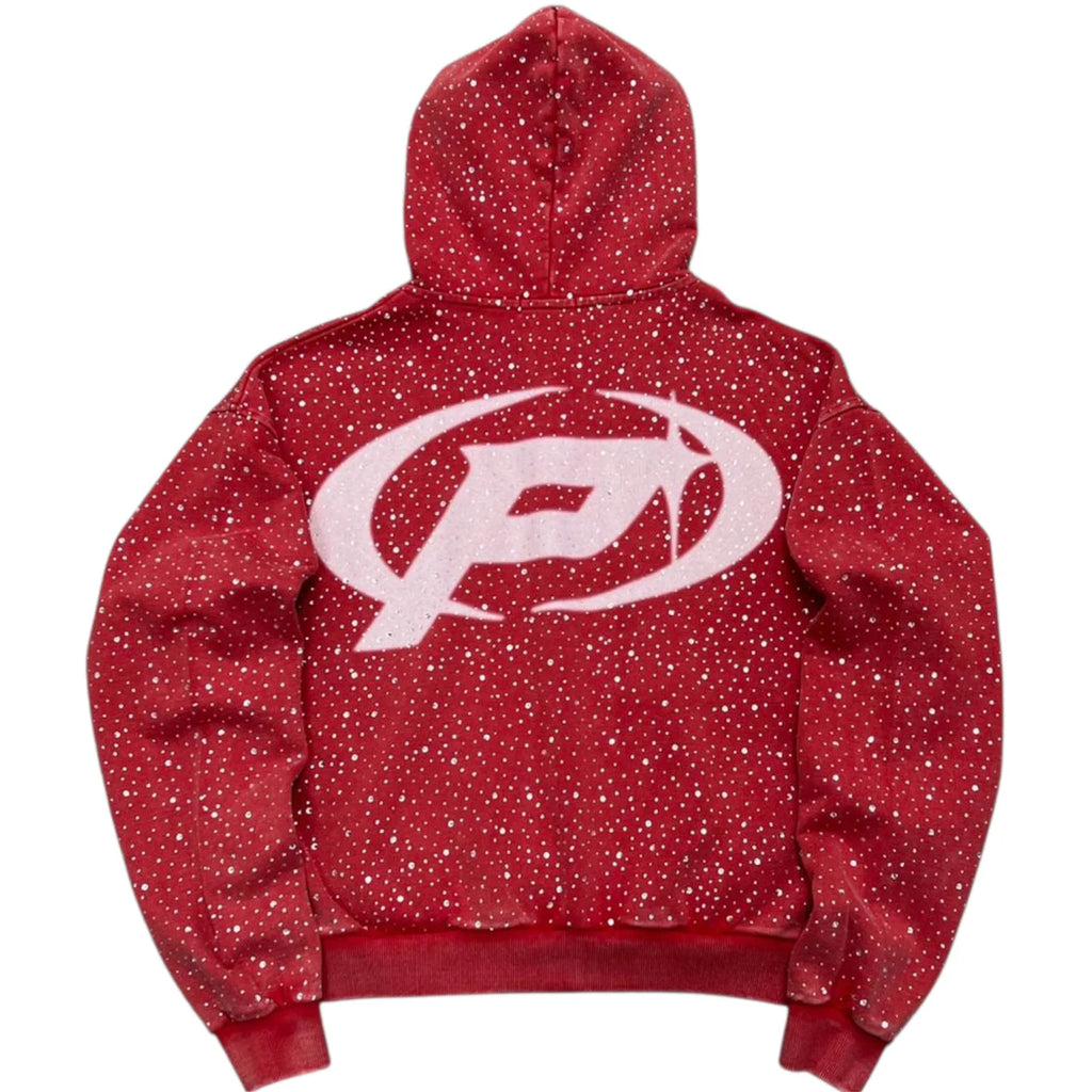PRESTIGE| DIAMOND HOODIE RED