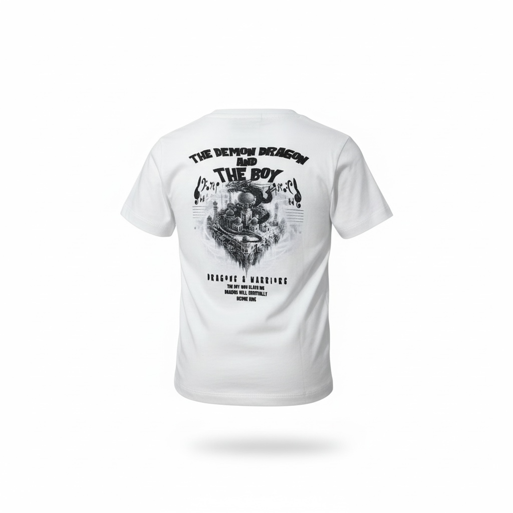 DENIMICITY| KIDS "BOYS & DRAGONS" PUFF PRINT TEE