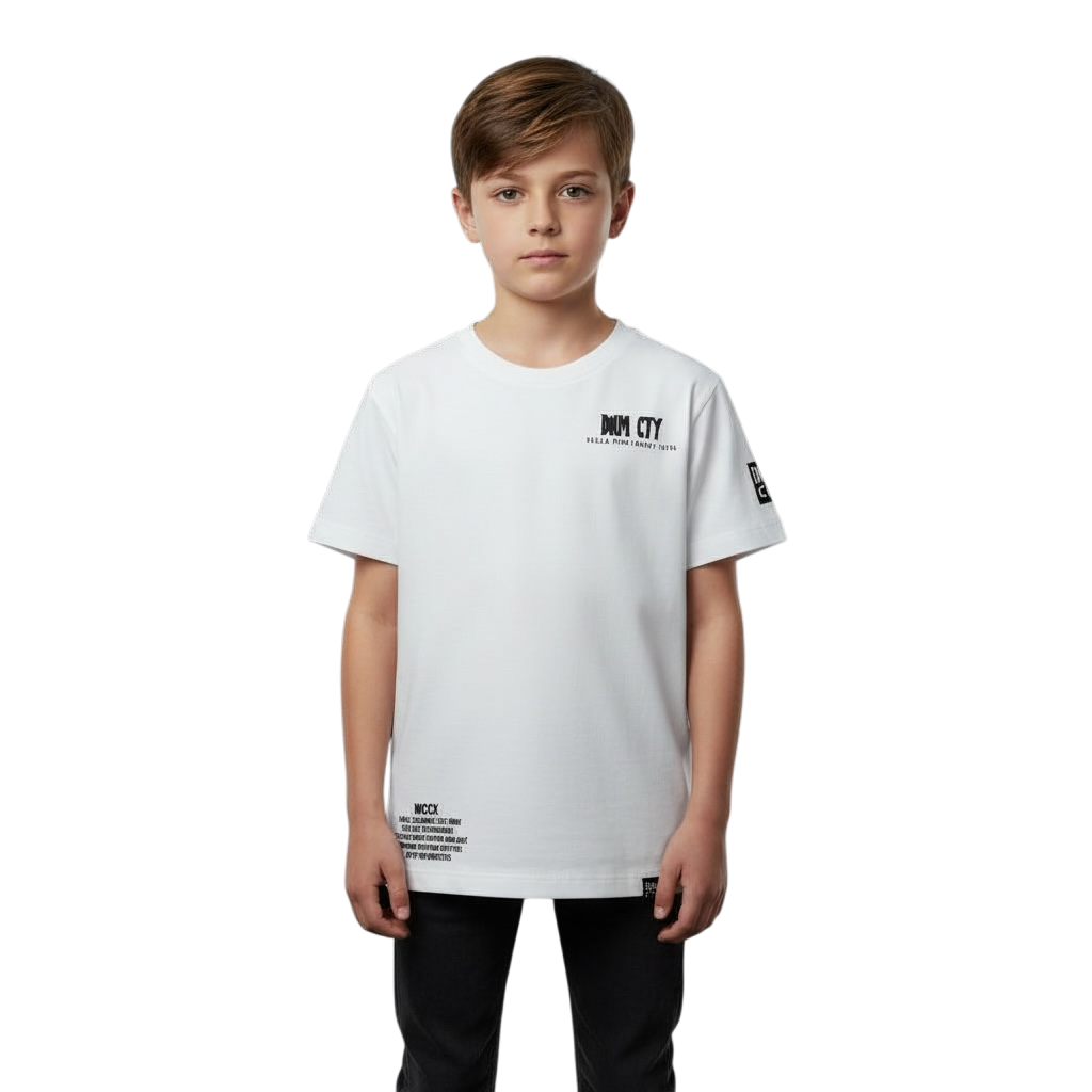 DENIMICITY| KIDS "BOYS & DRAGONS" PUFF PRINT TEE