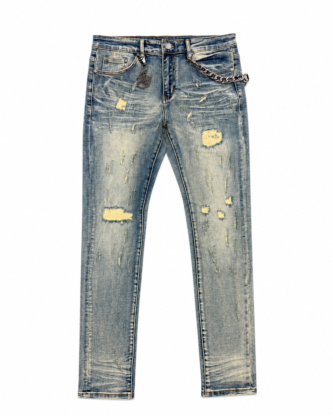 REPAIR JEANS LIGHT WASH