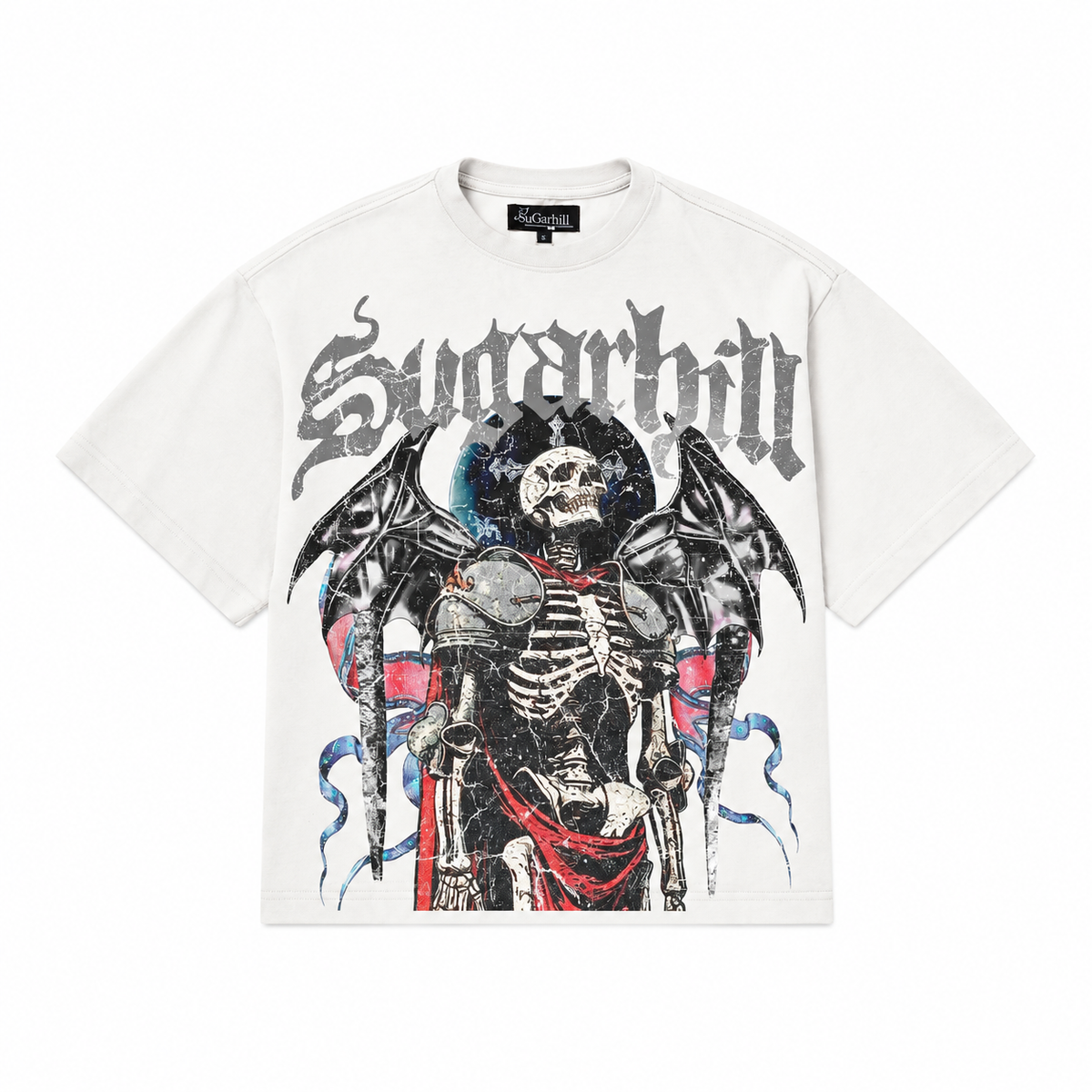 SUGARHILL DREAD T-SHIRT - WHITE front product flat lay