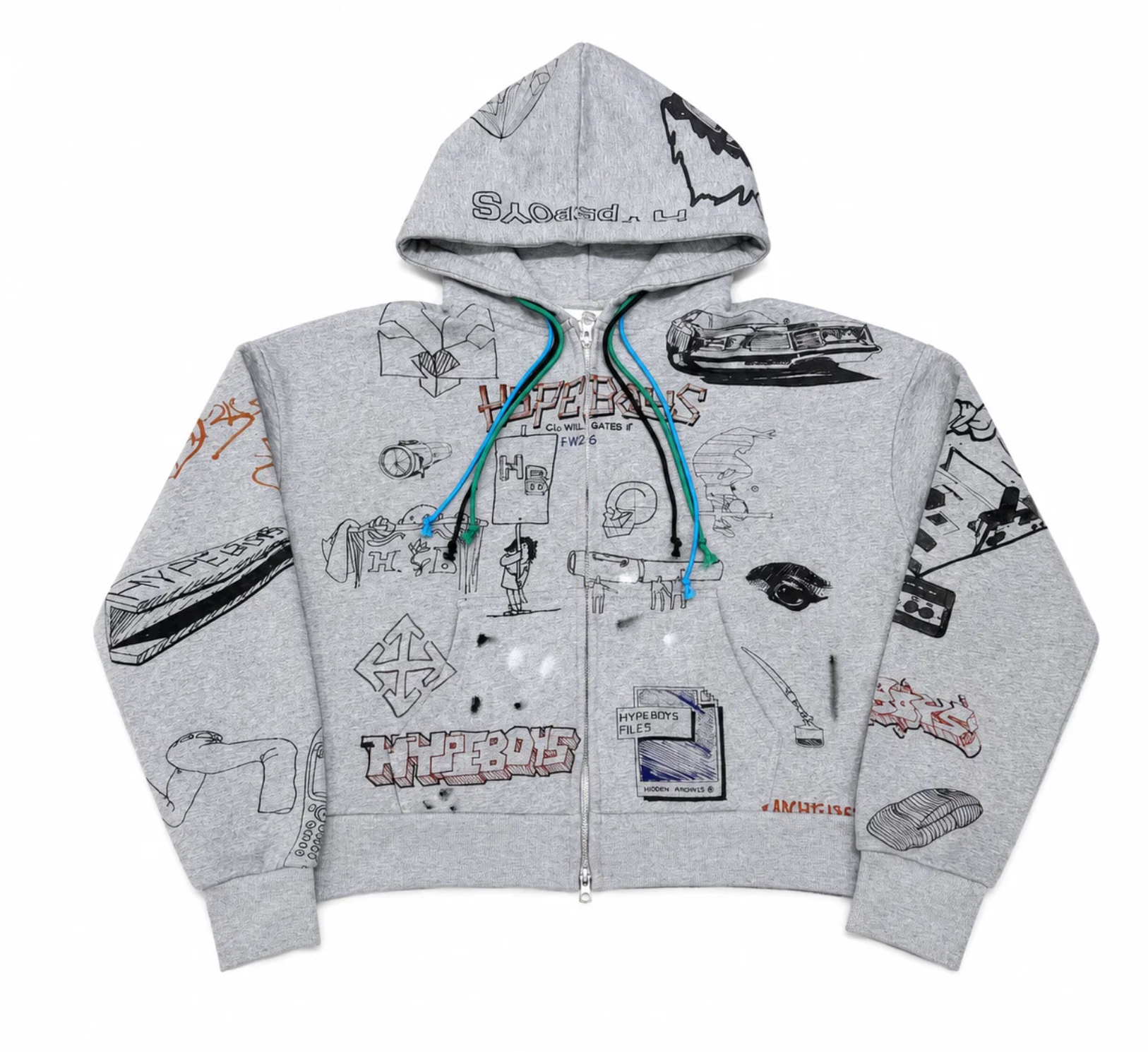GRAFFITI ZIP UP
