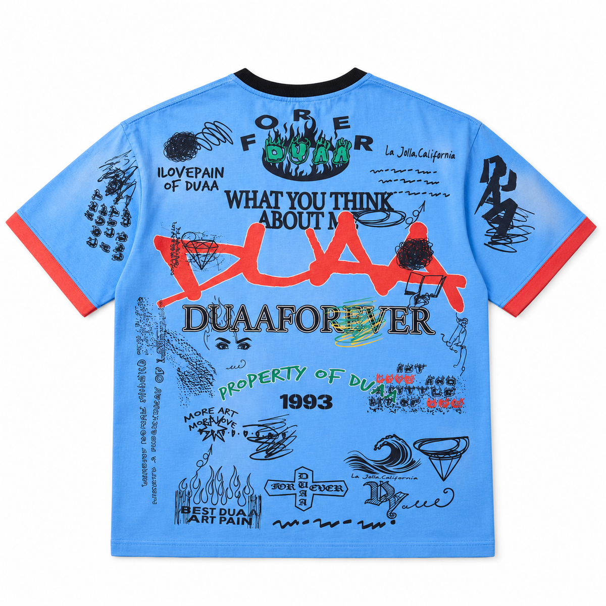 THOUGHTS TEE BLUE