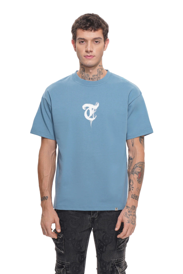 TRNCHS| BURN LIKE THE SUN BLUE TEE