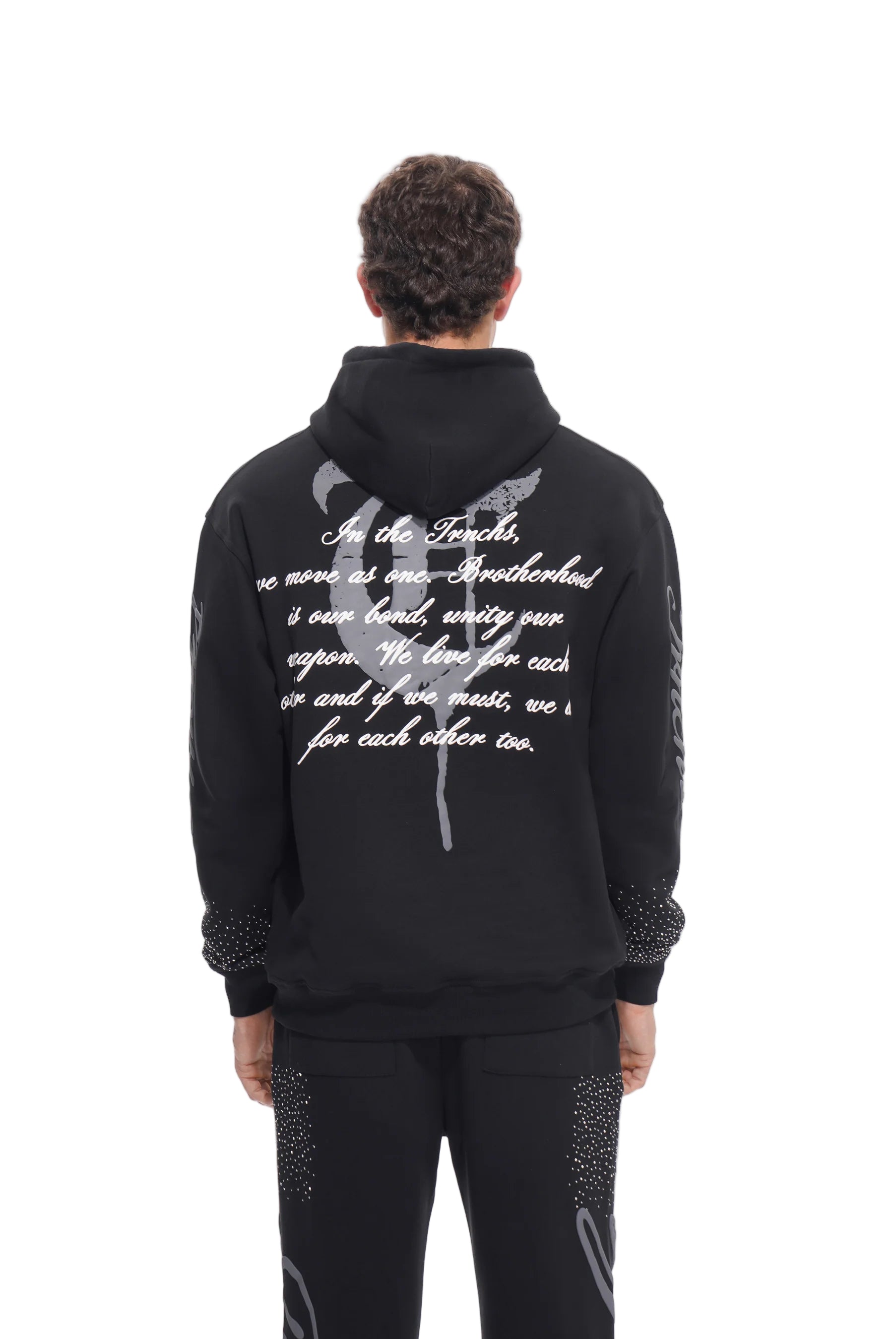 TRNCHS| CODE OF THE TRNCHS BLACK HOODIE