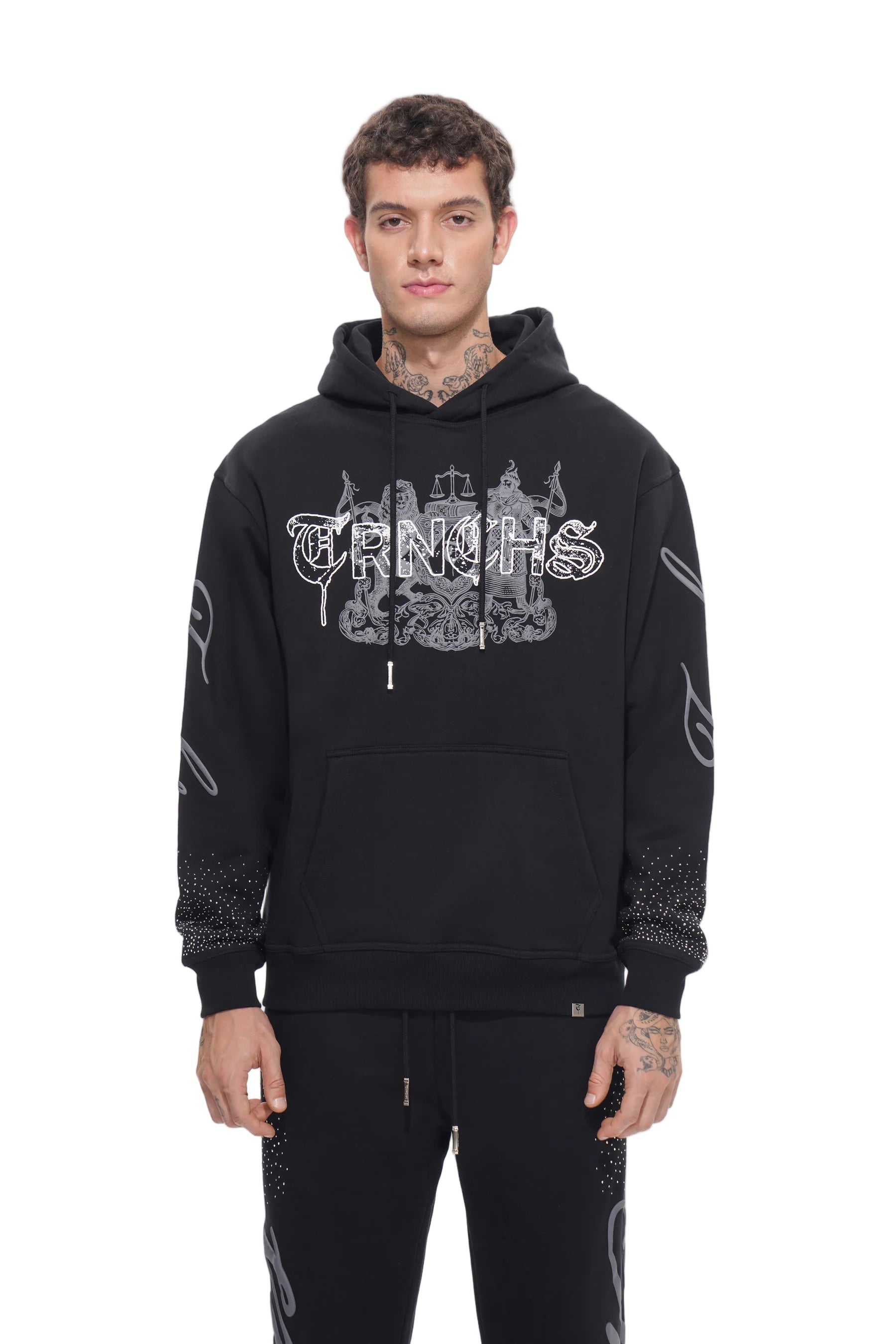 TRNCHS| CODE OF THE TRNCHS BLACK HOODIE