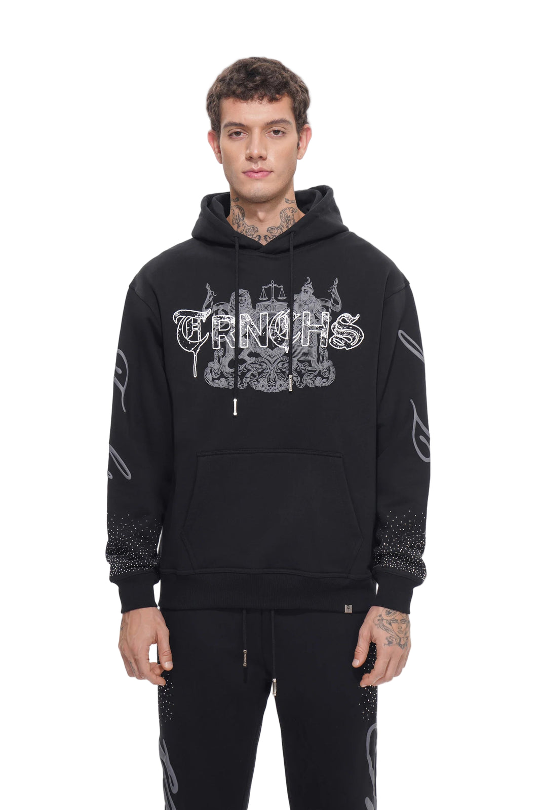TRNCHS| CODE OF THE TRNCHS BLACK HOODIE