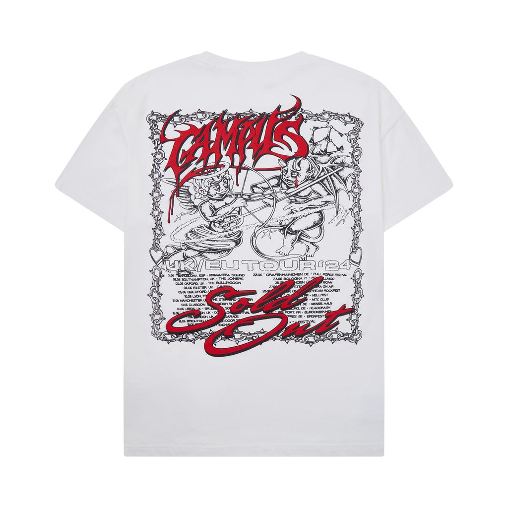 CAMPUS GOODS| TOUR TEE WHITE