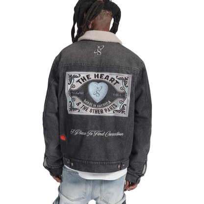 SUGARHILL| "THE HEART" DENIM JACKET