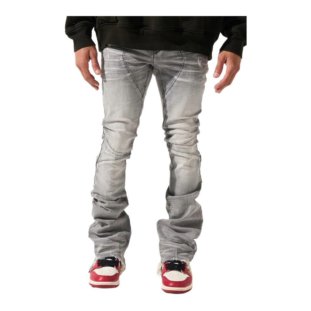 SERENEDE| NOCTIS STACKED JEANS